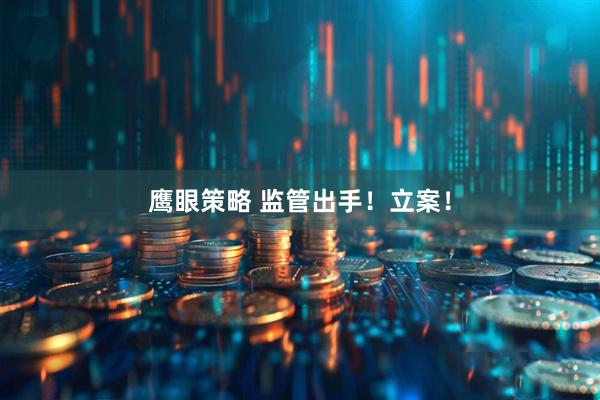鹰眼策略 监管出手！立案！